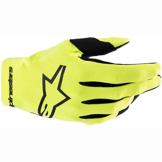 Alpinestars 2024 Radar Gloves Yellow Fluo Black
