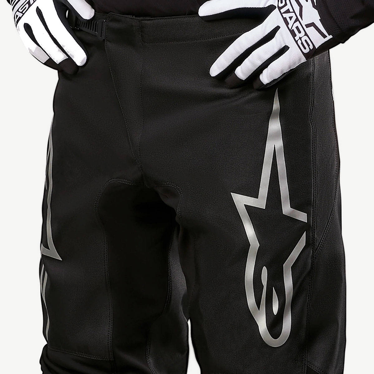 Alpinestars 2024 Fluid Graphite Pants Black Silver