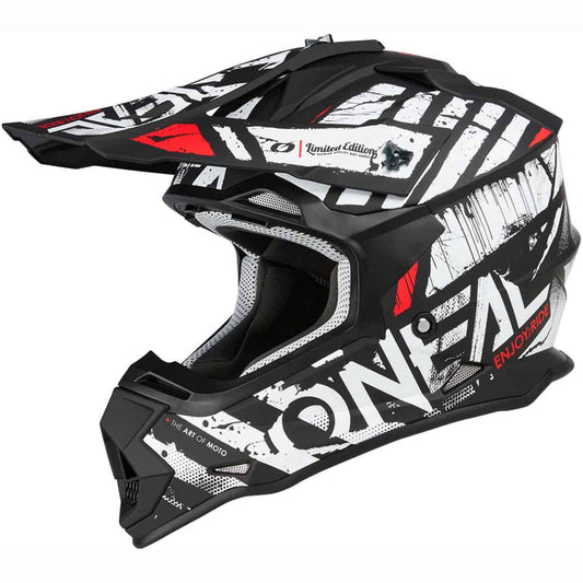ONeal 2SRS Helmet in the Glitch Graphic: Motocross Enduro Helmet with excellent vent 3