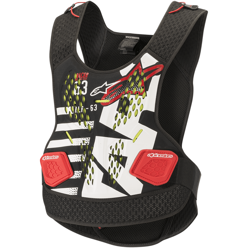 Alpinestars Sequence Chest Protector - Black White Red - The Motocrosshut