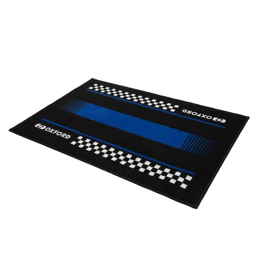 Oxford Door Mat 90cm x 60cm - Yamaha Blue Doorstep mat: Make an entrance with an Oxford Door Mat. Show 'em you're a biker even when you're not on the bike. A great quality door mat for your home or 'man (or woman!) cave'.