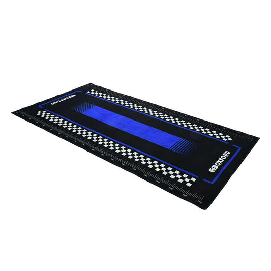 Oxford Garage Mat 200cm x 100cm - Yamaha Blue Garage floor mat: A workshop essential from Oxford. Keep your garage floor in good shape thanks to this rubber mat. Designed to combat minor oil or water spillages, this workshop mat protects your floor whilst also looking awesome!
