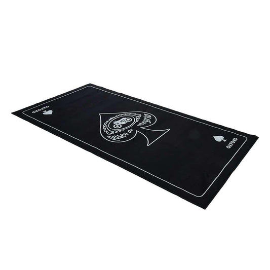 Oxford Garage Mat 200cm x 100cm - Scrambler Garage floor mat: A workshop essential from Oxford. Keep your garage floor in good shape thanks to this rubber mat. Designed to combat minor oil or water spillages, this workshop mat protects your floor whilst also looking awesome!