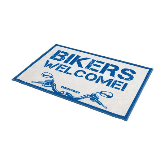 Oxford Door Mat 90cm x 60cm - Welcome Doorstep mat: Make an entrance with an Oxford Door Mat. Show 'em you're a biker even when you're not on the bike. A great quality door mat for your home or 'man (or woman!) cave'.