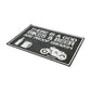 Oxford Door Mat 90cm x 60cm - There Is A God mat: Make an entrance with an Oxford Door Mat. Show 'em you're a biker even when you're not on the bike. A great quality door mat for your home or 'man (or woman!) cave'.