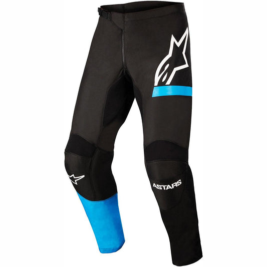 Alpinestars Fluid Chaser MX Pants - Black Blue Neon - front