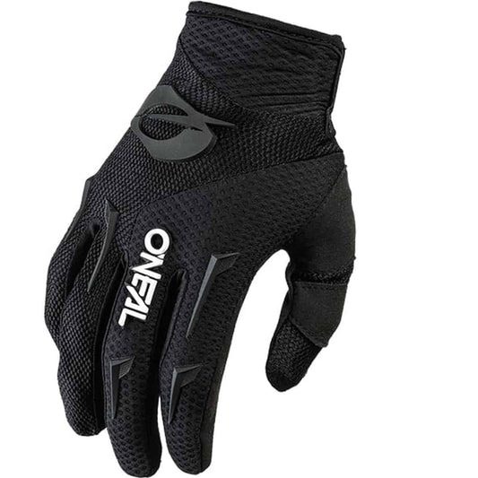 Comfortable off road riding gloves-black-1