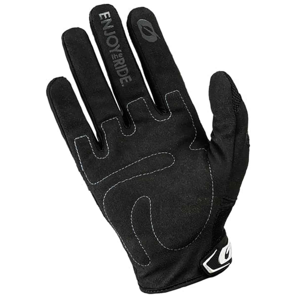 Comfortable off road riding gloves-black-2