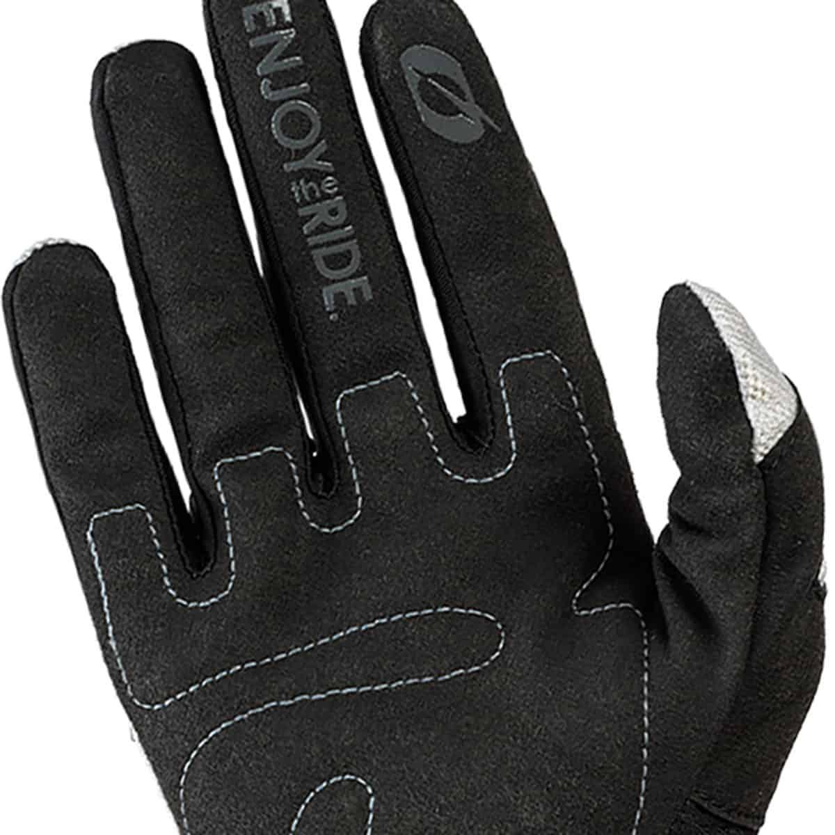 Comfortable off road riding gloves-grey-3