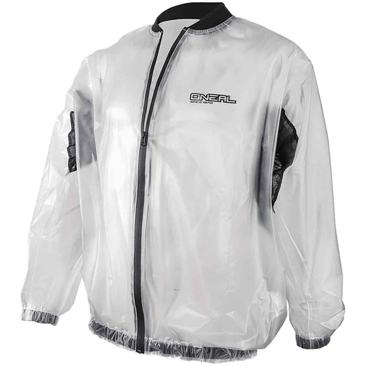 A transparent rain jacket to be worn on your offroad adventures. Protects you reliably from rain, wind and dirt.-1
