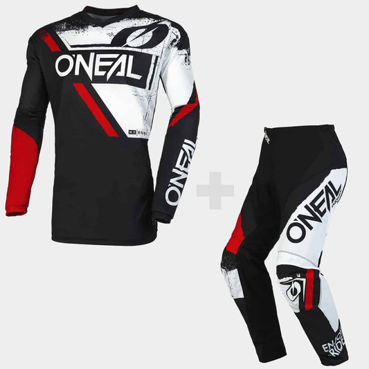 ONeal Element Offroad MX Kits Red - BUY THE KIT & SAVE-1