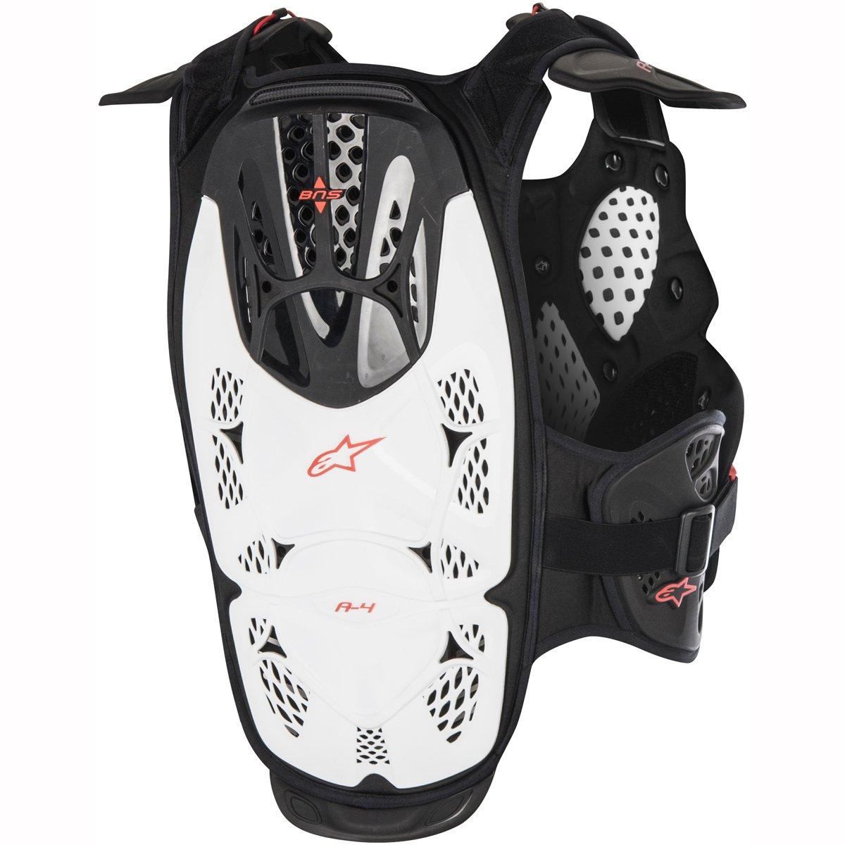 Alpinestars A-4 Chest Protector White Black Red