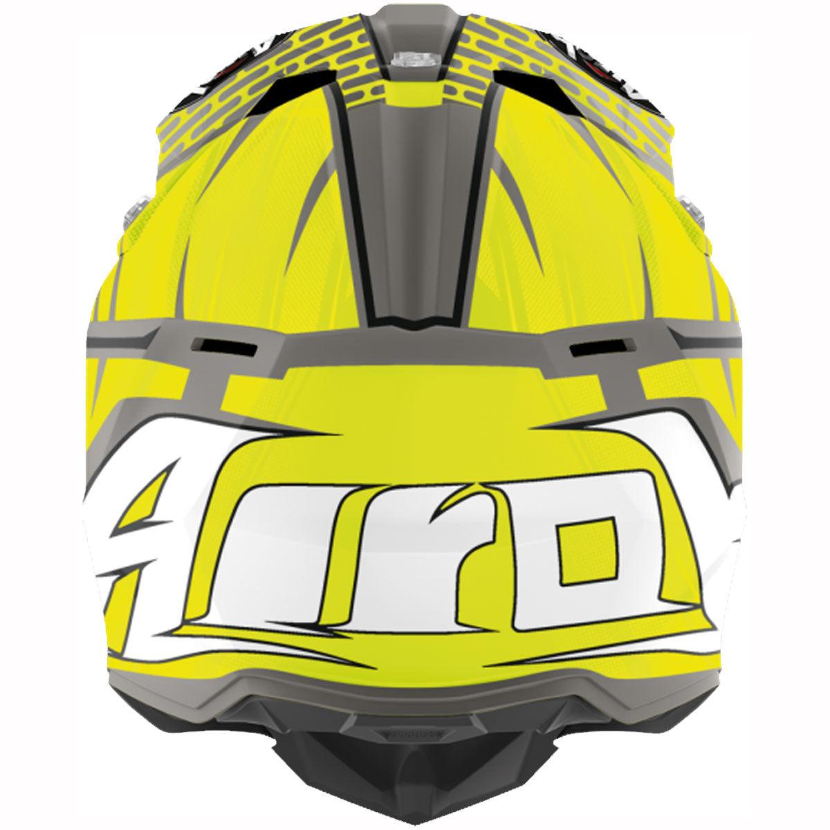 How does the Airoh Wraap MX Helmet fit? If you are used to a Fox helmet, the fit on the Airoh Wraap helmet is slightly narrower. People with their head size very much on the cusp between 2 sizes prefer to go up one size.