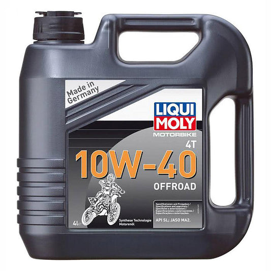 Liqui Moly 10W40 Oil 4 Stroke Mineral Basic Offroad Clear 4 Litre