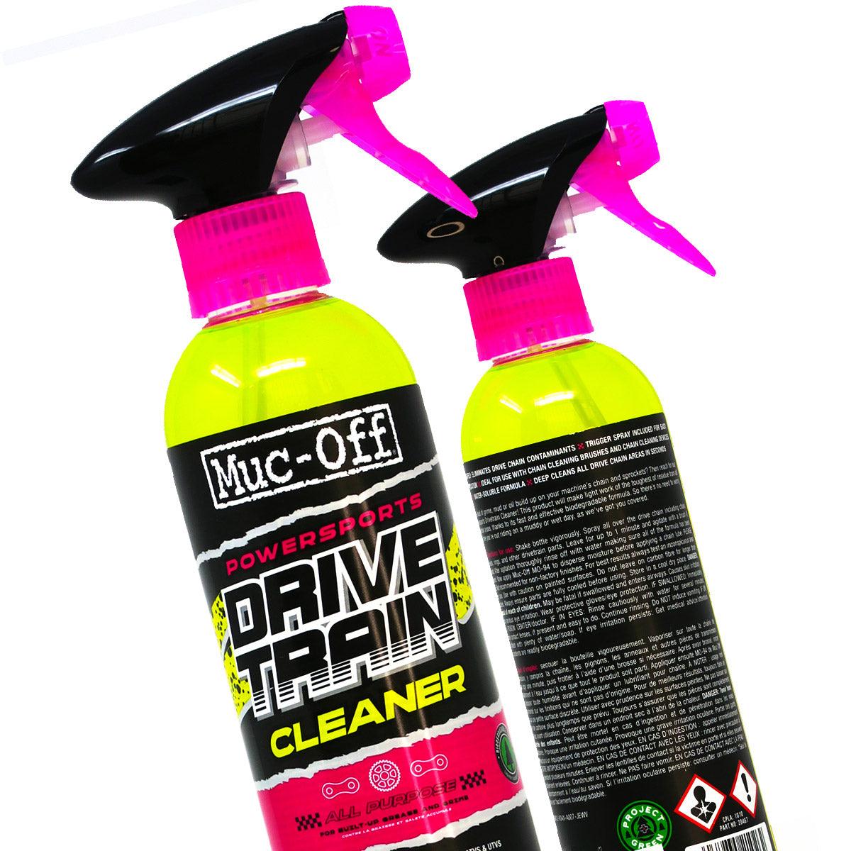 Muc-Off Powersports Drivetrain Cleaner - 500ml - the perfect solution for maintaining efficiency