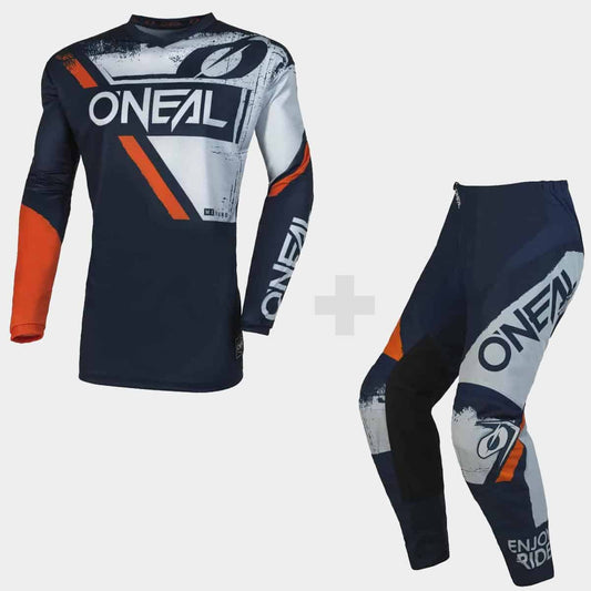 ONeal Element Offroad MX Kits Blue Orange - BUY THE KIT & SAVE