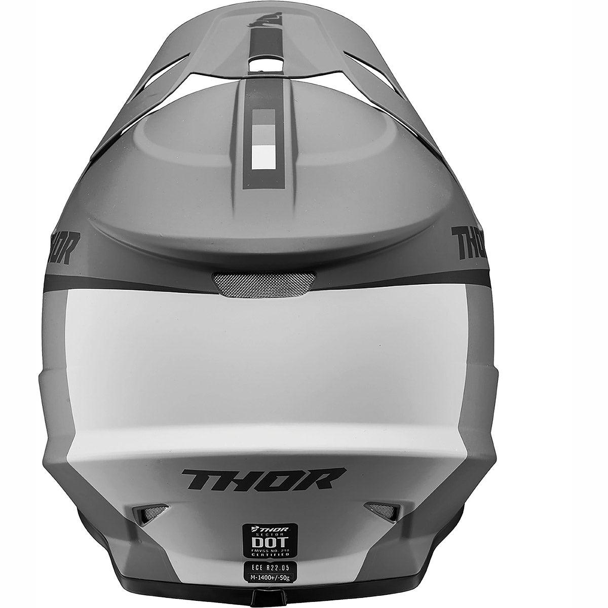 Thor Sector Racer MX Helmet Black Charcoal Matt