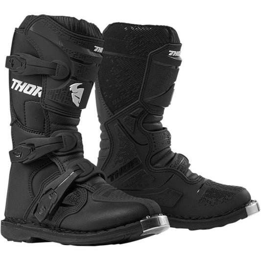 Thor Blitz XP Youth Offroad MX Boots Black US 08