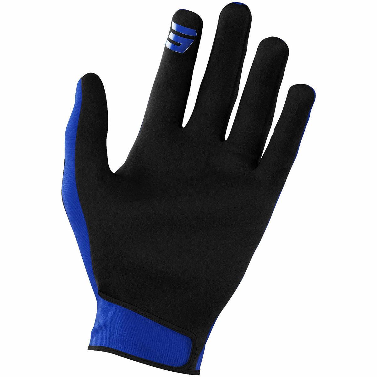 Shot Raw MX Gloves - Burst Blue palm