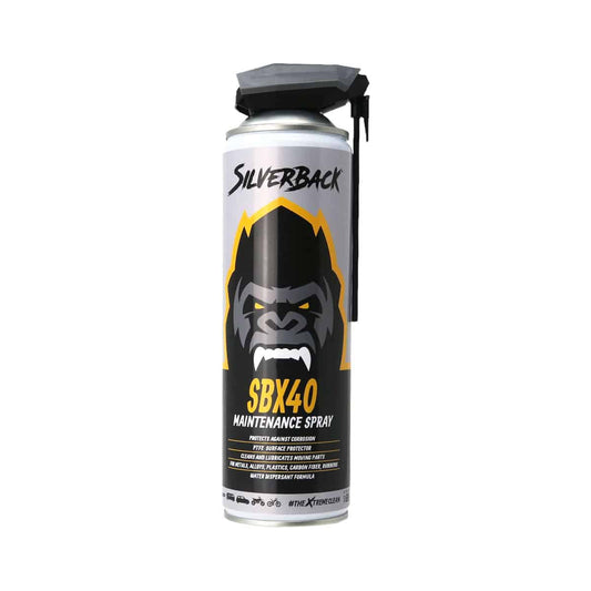 Silverback Maintenance Spray: A general purpose maintenance spray that is great at displacing water from the chain after 'bike cleaning