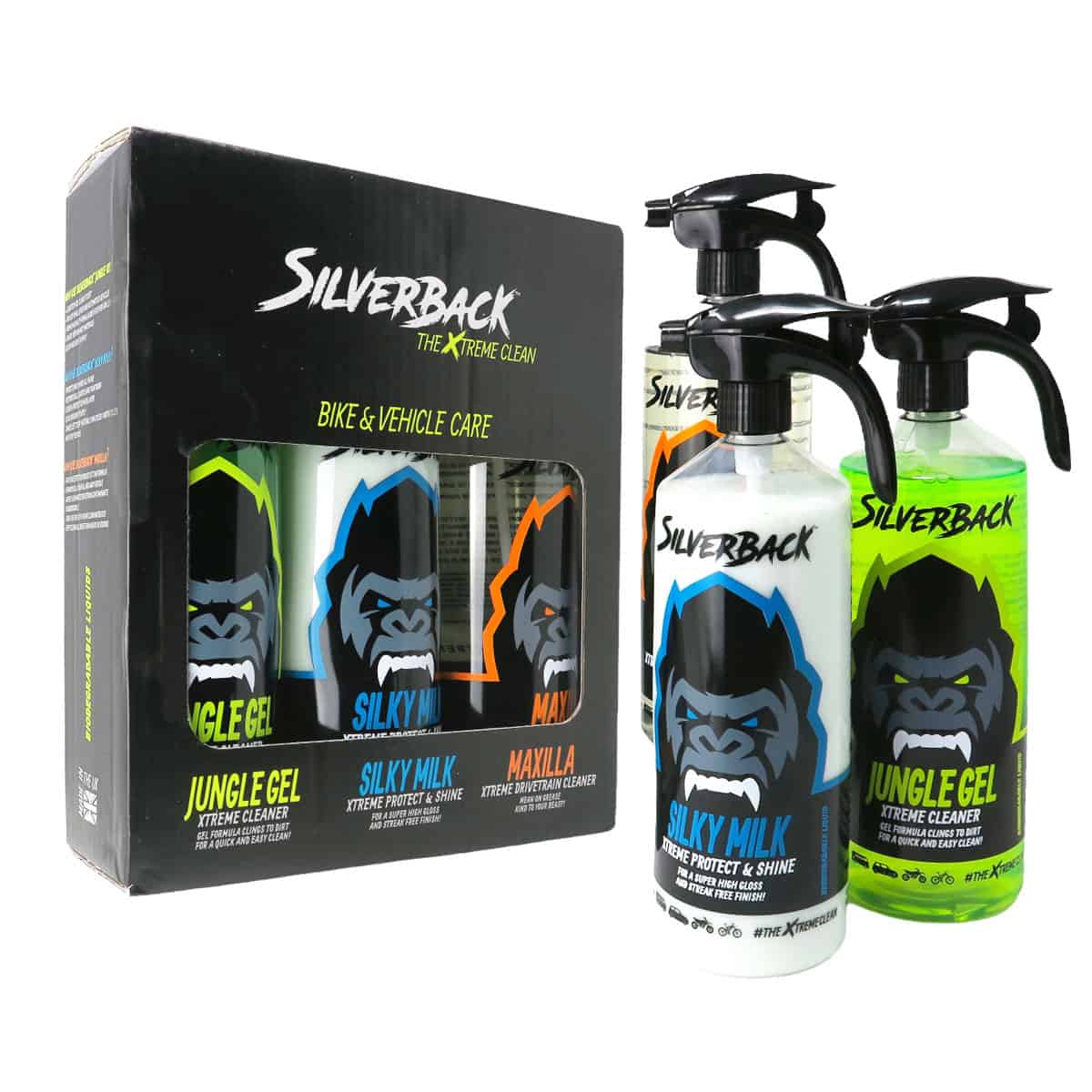 Silverback Motorcycle Cleaning Gift Box: The 3 essential treatments for your motorcycle & dirtbike 3