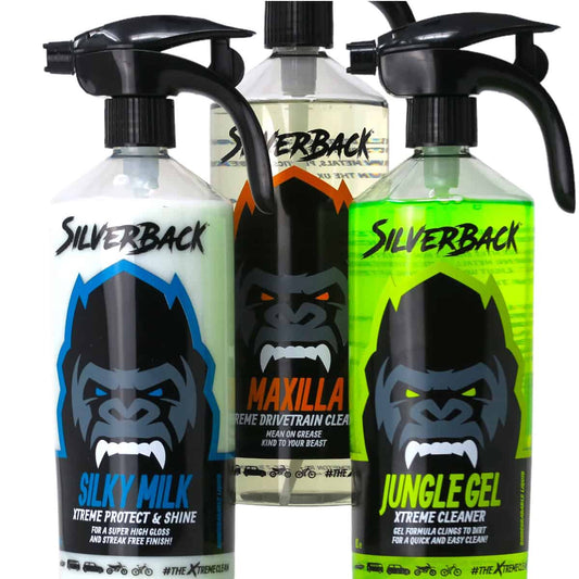 Silverback Motorcycle Cleaning Gift Box: The 3 essential treatments for your motorcycle & dirtbike