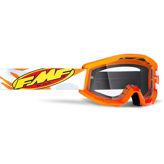 FMF Powercore Goggle Clear Lens Youth - Assault Grey