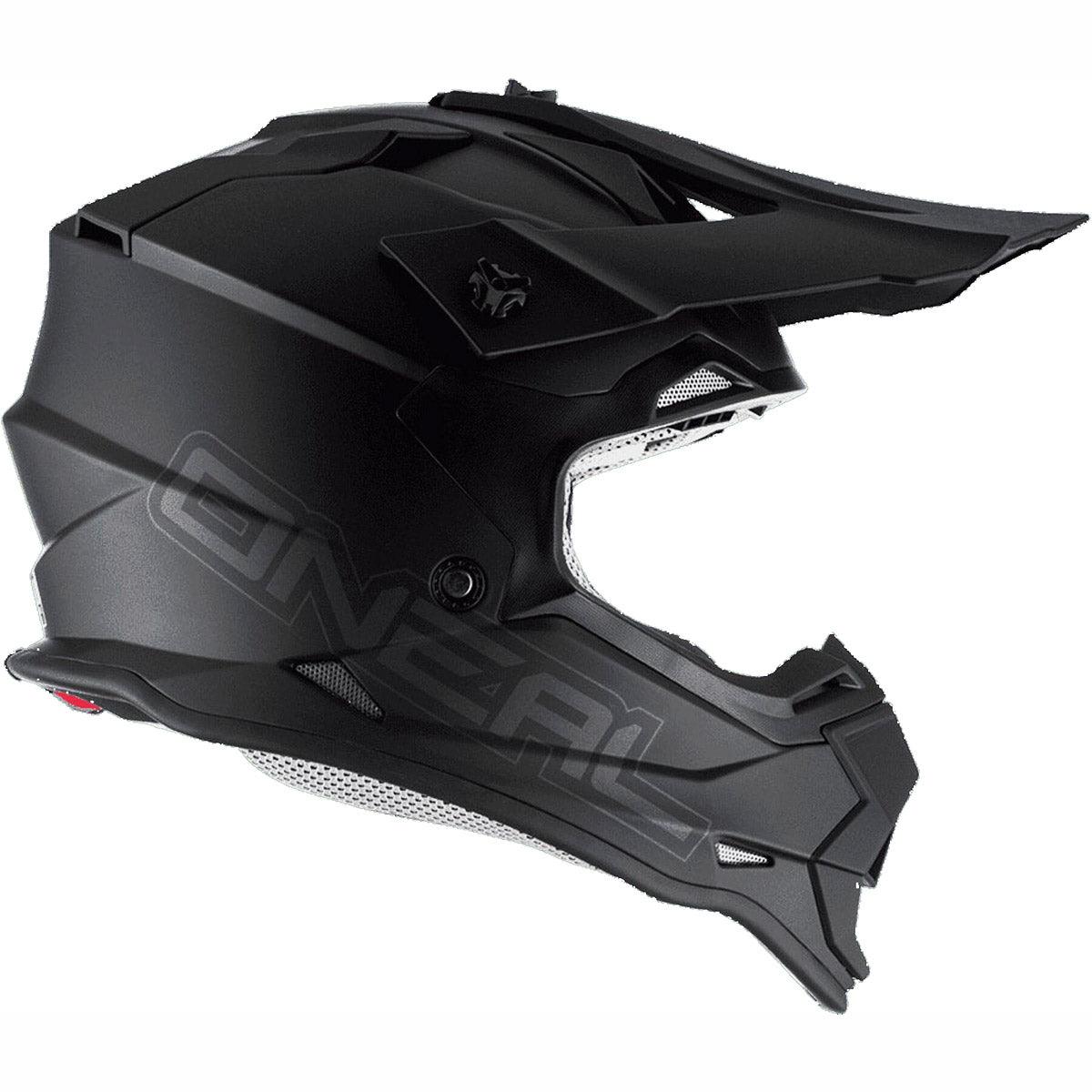 ONeal 2SRS Helmet Flat - Black - The Motocrosshut
