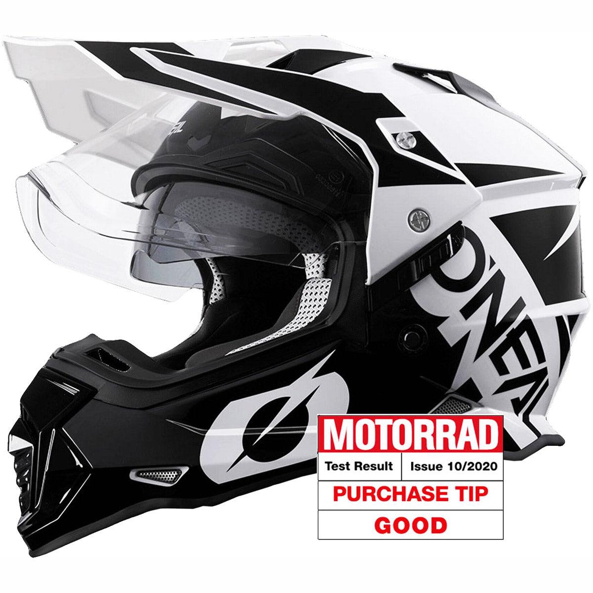 ONeal Sierra Helmet R V.22 - Black White - The Motocrosshut